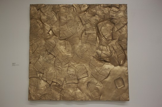 Jocelyn Foye, Biff (2011) polyurethane resin, gold paint, 28.75” x 27.5